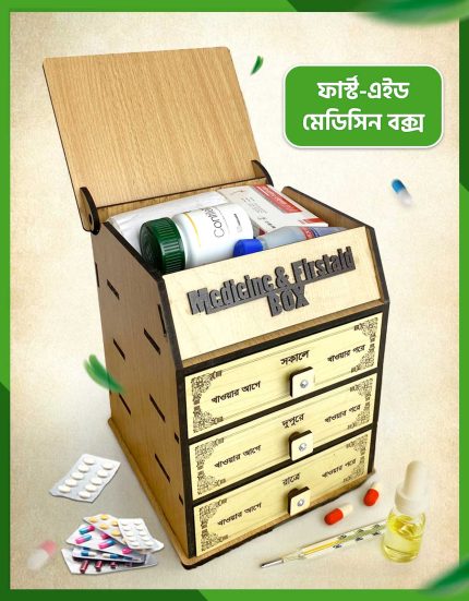 ফার্স্ট-এইড মেডিসিন বক্স Firstaid Medicine box